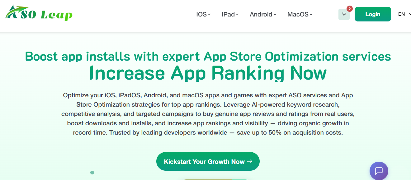 ASO Leap stands out with the strategy combining paid installs and overall ASO optimization to create sustainable ranking growth